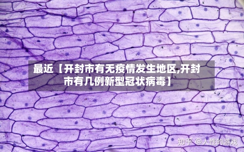 最近【开封市有无疫情发生地区,开封市有几例新型冠状病毒】-第2张图片