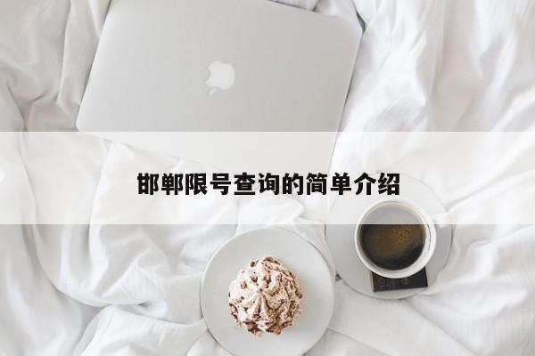 邯郸限号查询的简单介绍